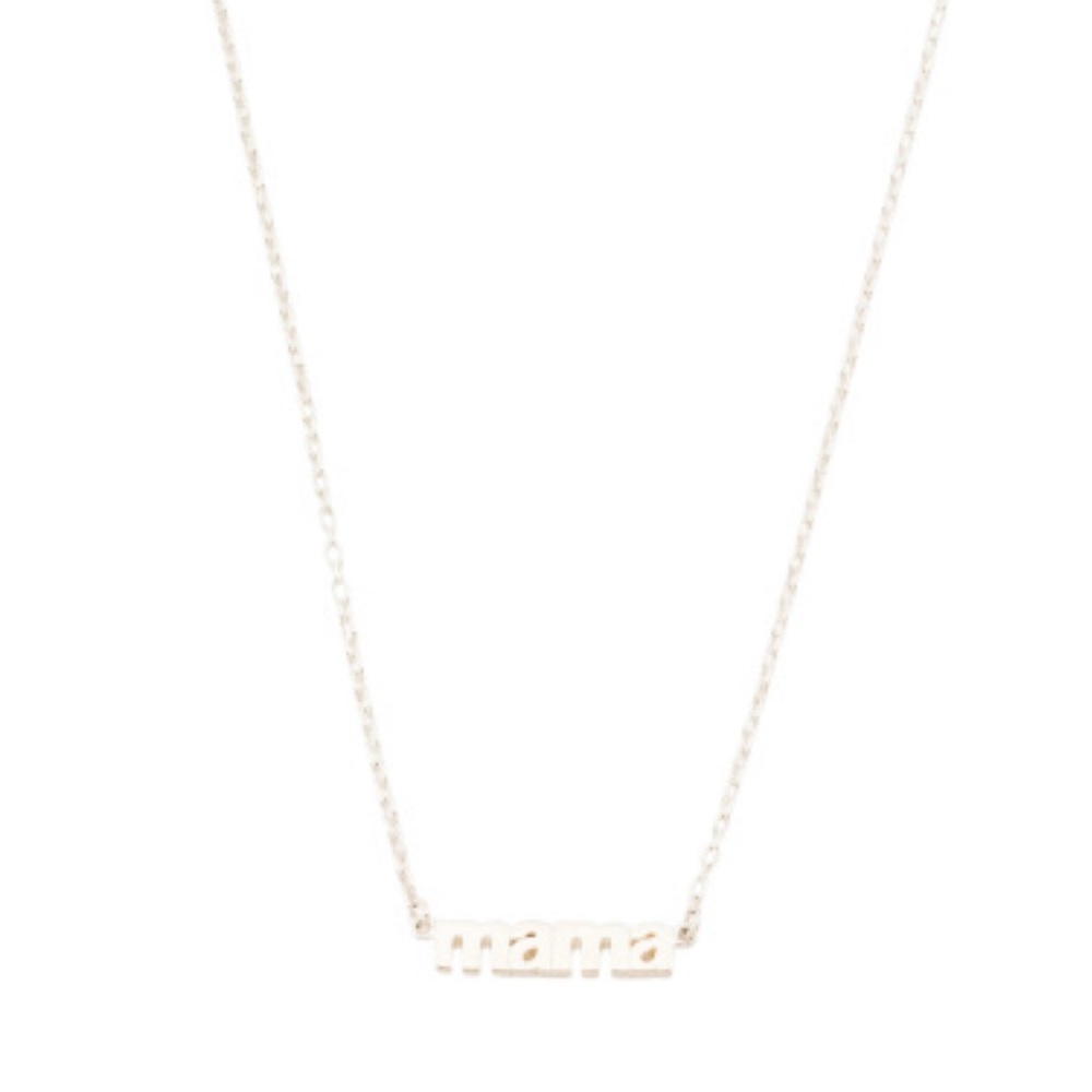 Madewell Silver Mama Necklace